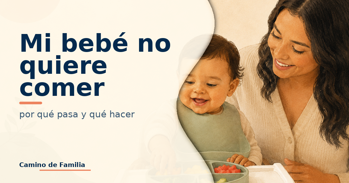 Mi bebé no quiere comer: qué hacer