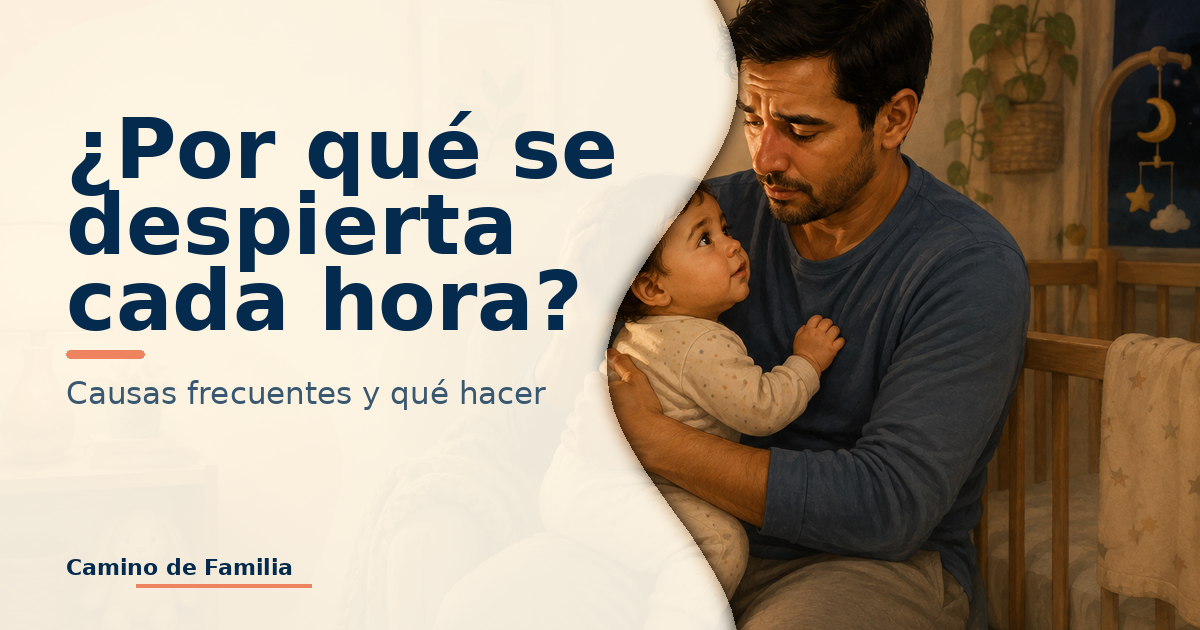 ¿Por qué mi bebé se despierta cada hora?