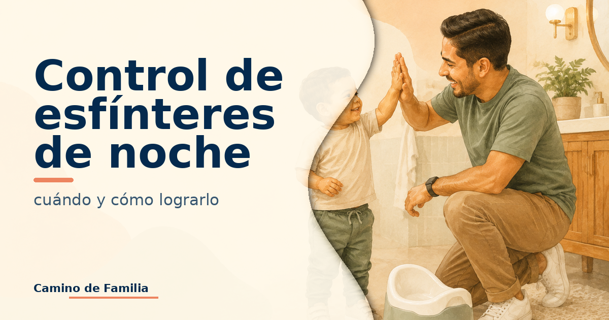 Control de esfínteres de noche: cuándo y cómo lograrlo