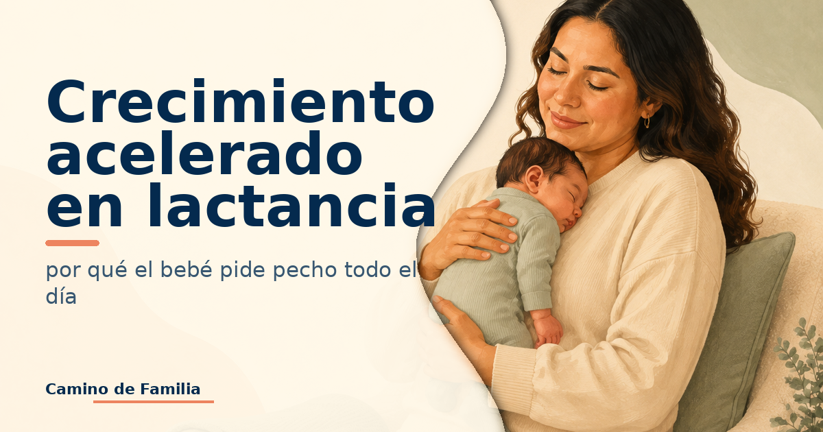 Crecimiento acelerado: por qué mi bebé quiere pecho todo el día