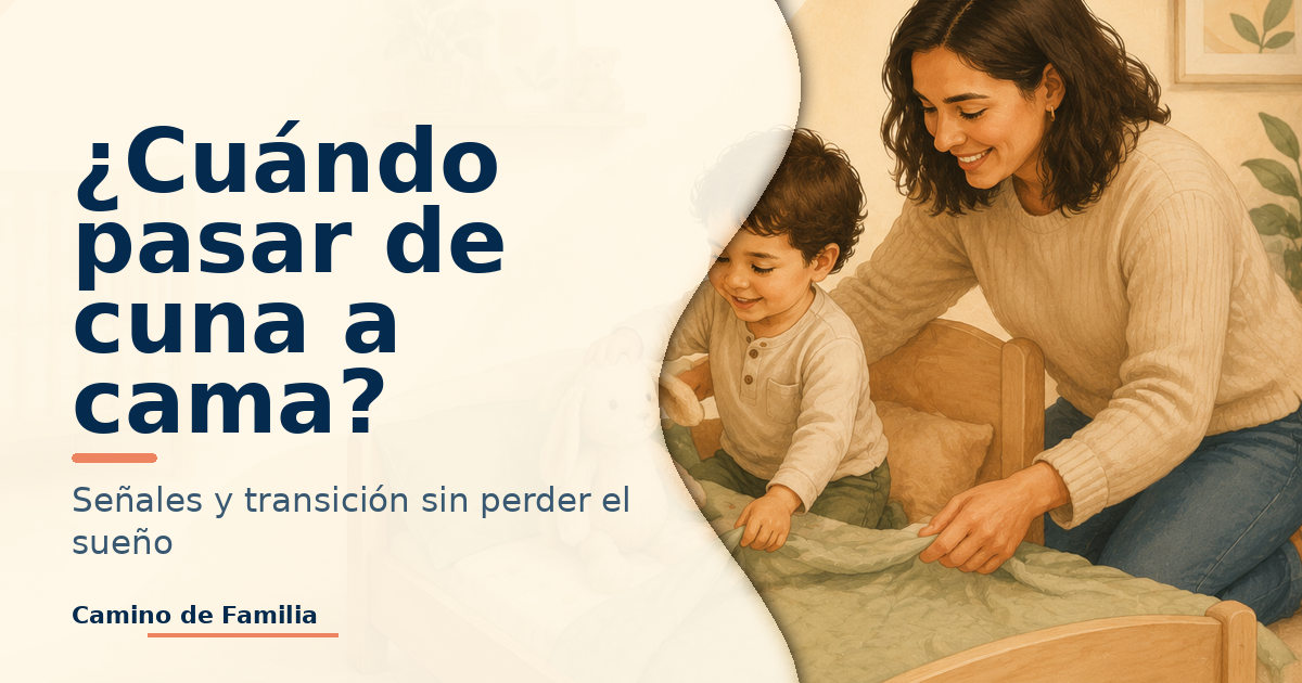 ¿Cuándo pasar de cuna a cama?