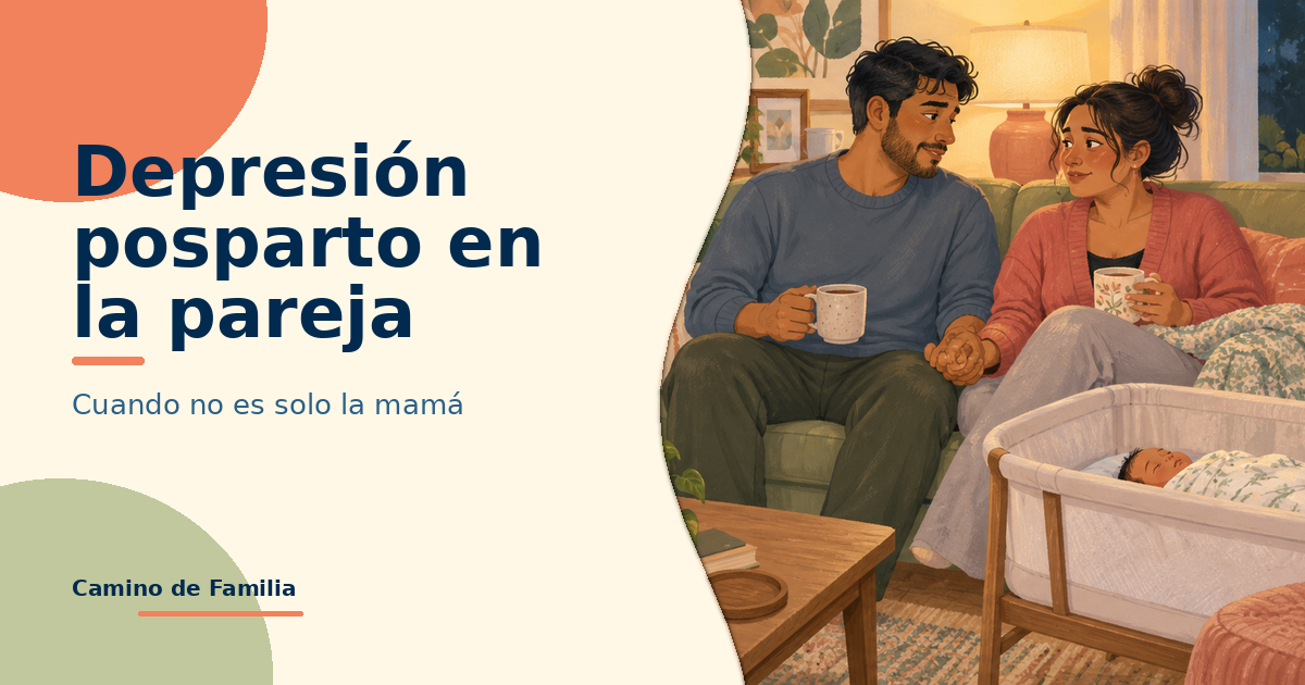 Depresión posparto en la pareja: cuando no es solo la mamá quien lo vive
