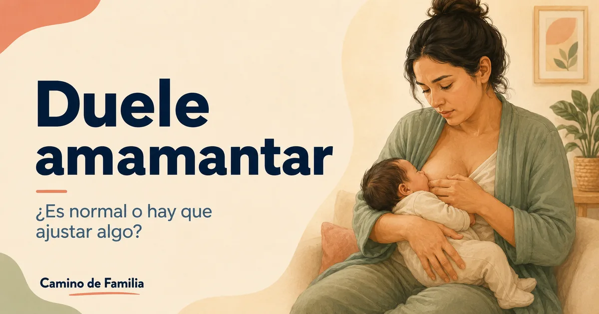 Duele amamantar: &iquest;es normal o hay que ajustar algo?