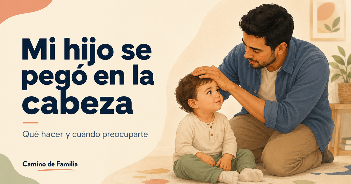 Mi hijo se peg&oacute; en la cabeza: qu&eacute; hacer y cu&aacute;ndo preocuparte