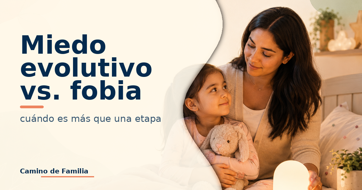 Miedo evolutivo vs. fobia: cuándo es más que una etapa