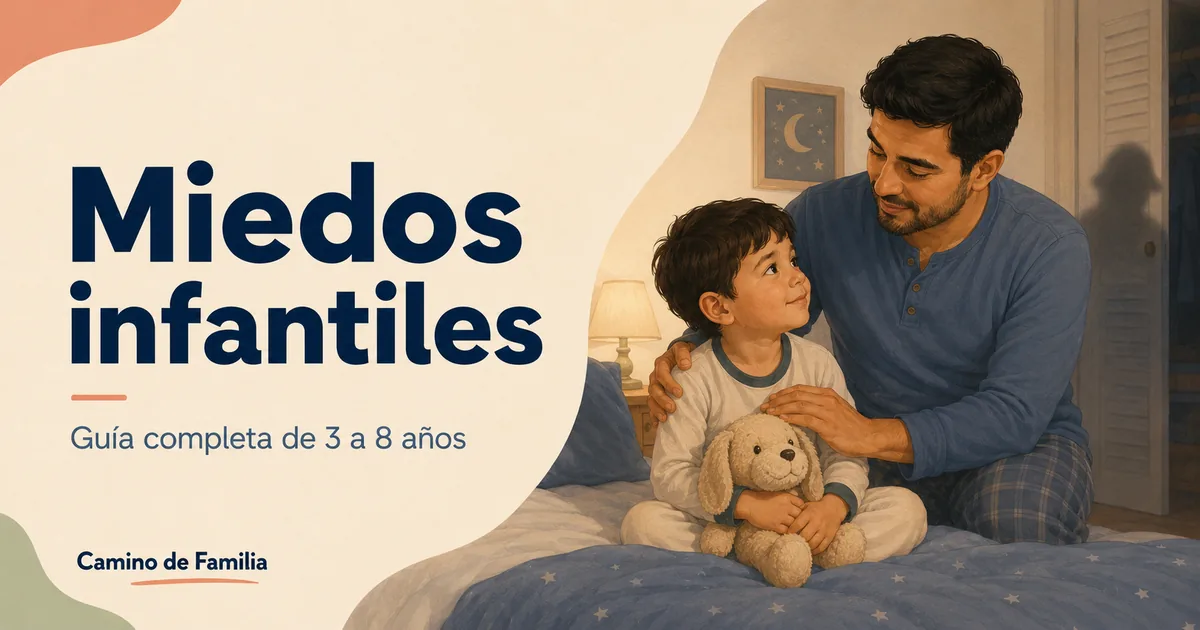 Miedos infantiles: gu&iacute;a completa para ni&ntilde;os de 3 a 8 a&ntilde;os