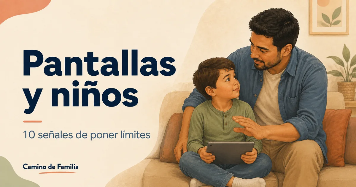 Pantallas y ni&ntilde;os: 10 se&ntilde;ales de poner l&iacute;mites