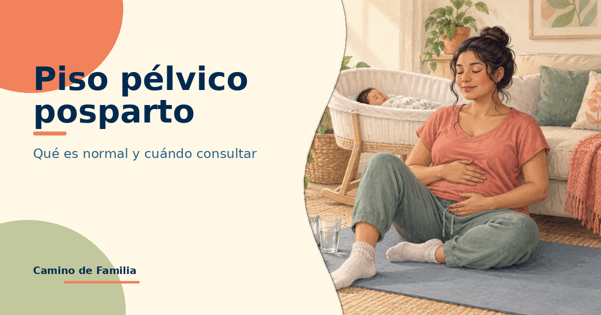 Piso pélvico posparto: diástasis, incontinencia leve, y cuándo ver a un especialista
