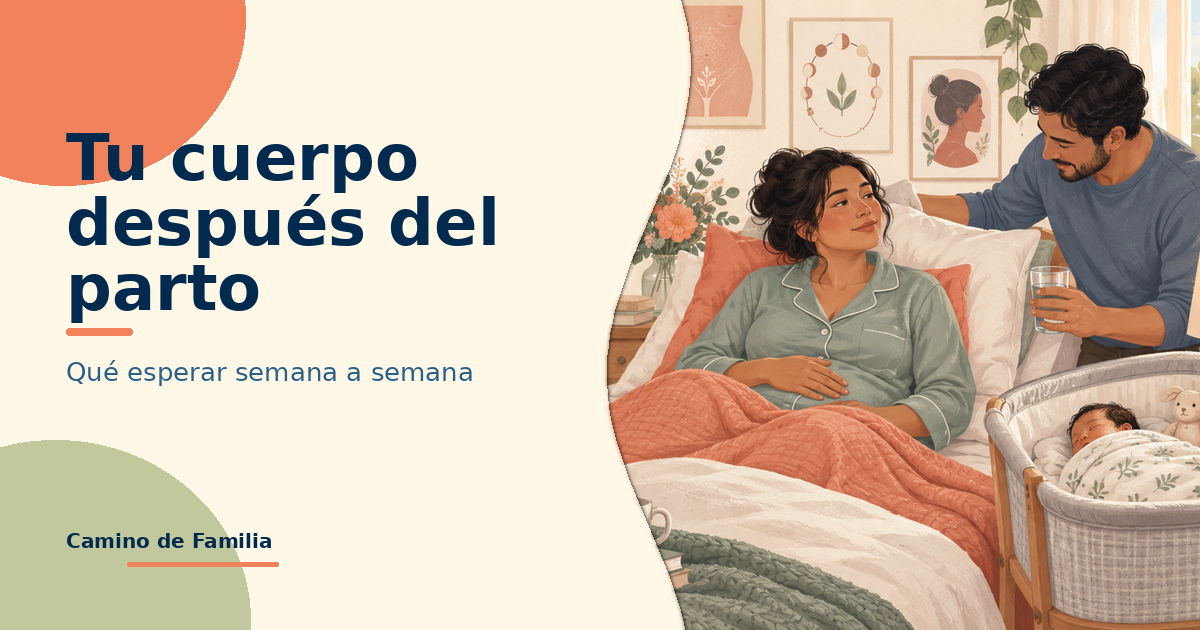 Tu cuerpo después del parto: qué esperar semana a semana