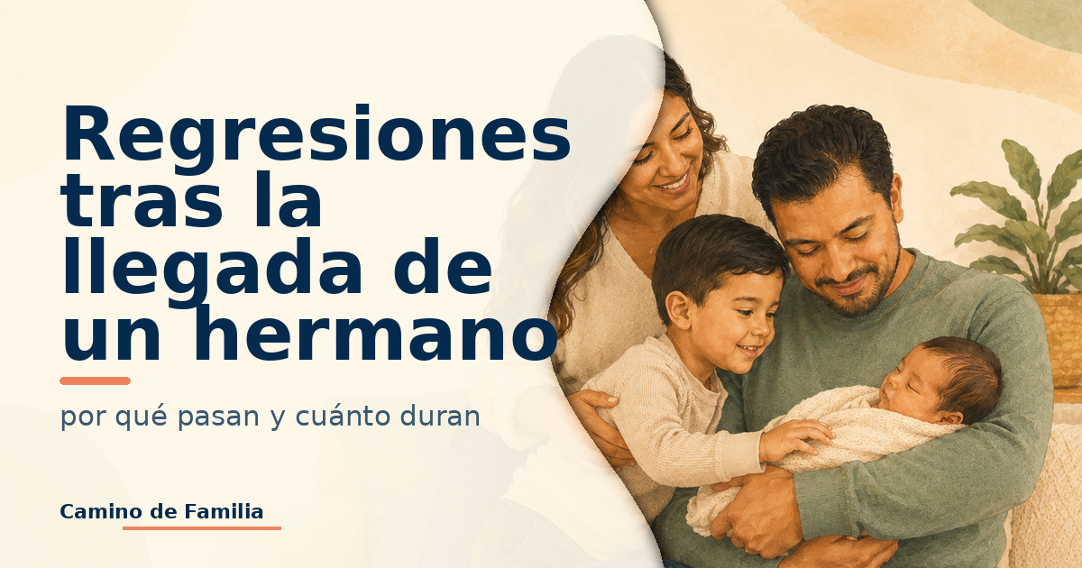 Regresiones tras la llegada de un hermano: por qué pasan y cuánto duran