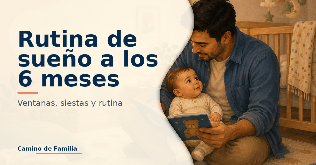 Rutina de sueño para bebé de 6 meses