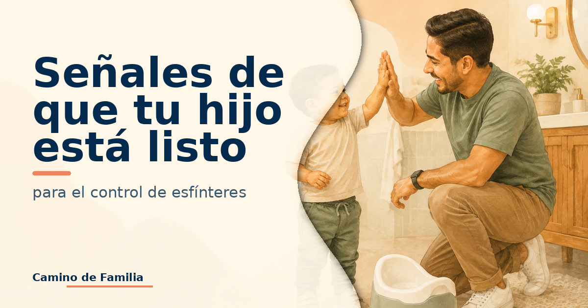 Señales de que tu hijo está listo para el control de esfínteres