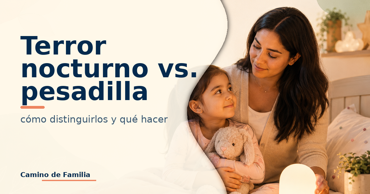 Terror nocturno vs. pesadilla: cómo distinguirlos y qué hacer