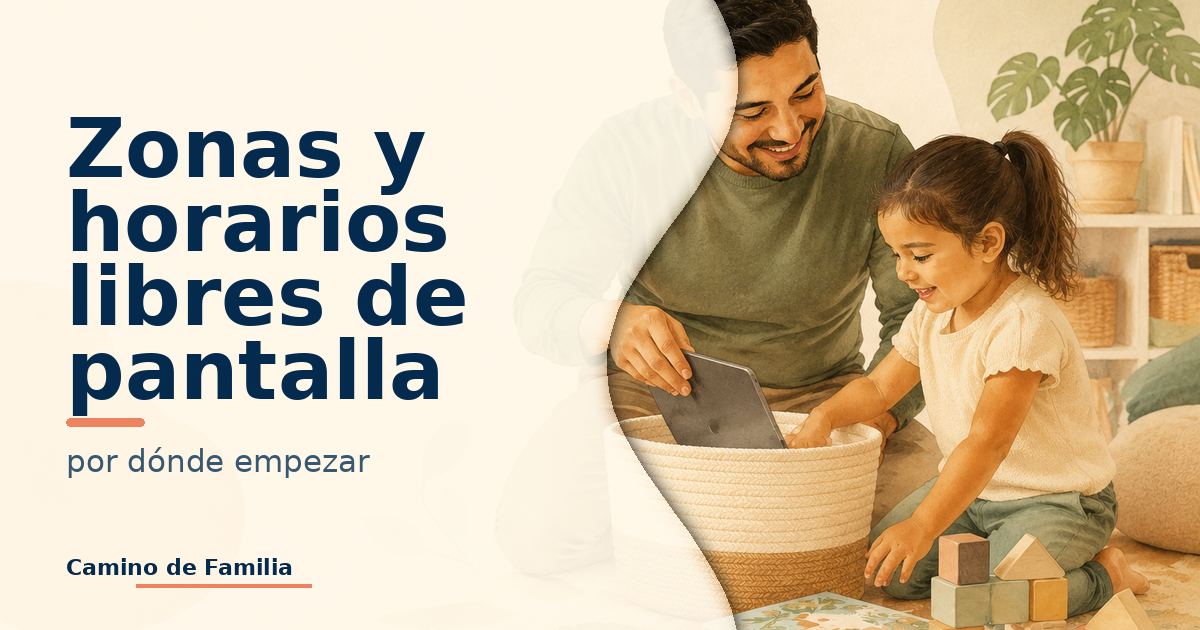 Zonas y horarios libres de pantalla: por dónde empezar